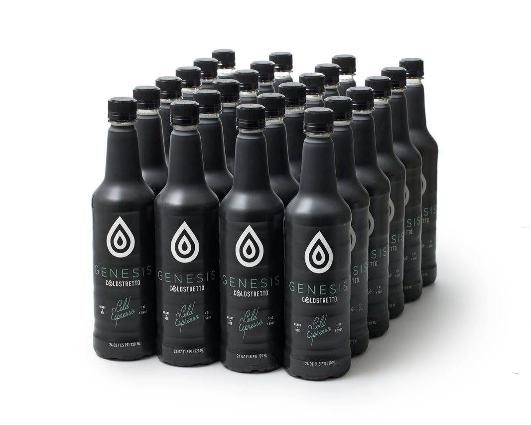 Genesis Coldstretto® 720 ml Cold Espresso 24 Bottle Case Pack